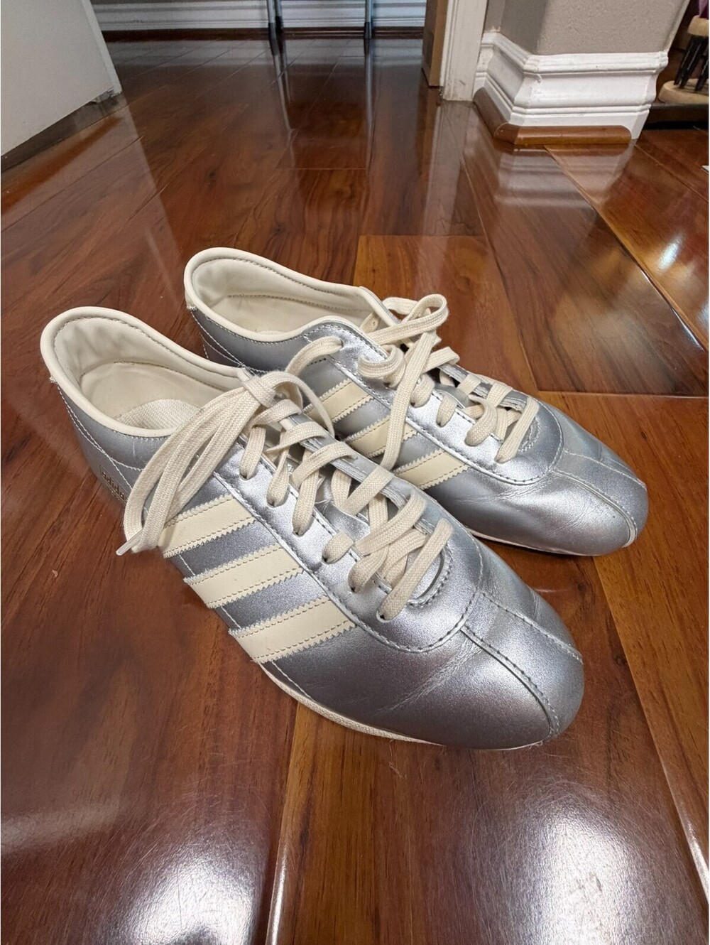 Adidas Tokyo Silver Metallic Cream White JQ0593 Authentic Women SZ 9.5